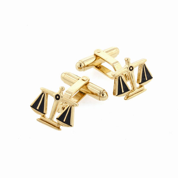 Vintage JJ Weston Cigar Gold hotsell Cufflinks