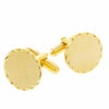 Scalloped Edge Cufflinks